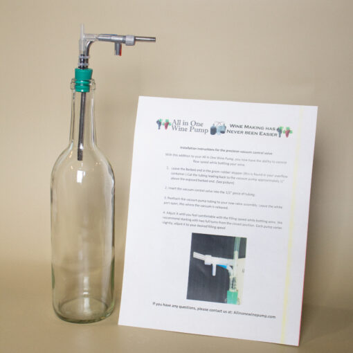 New Precision Adjustable Vacuum Valve